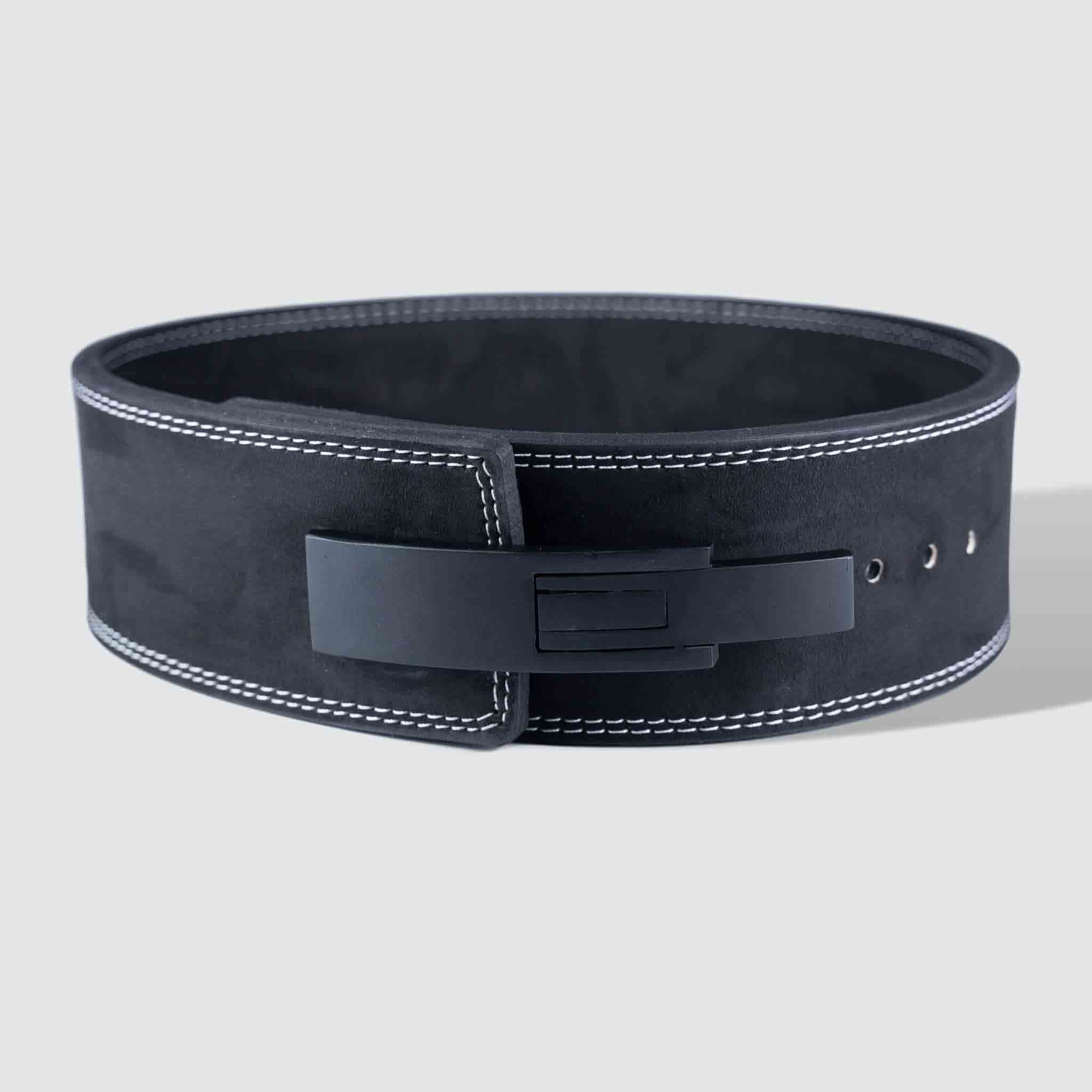 Powerlifting Lever Belt 10mm Thick Leather Weight Lifting Belt for
