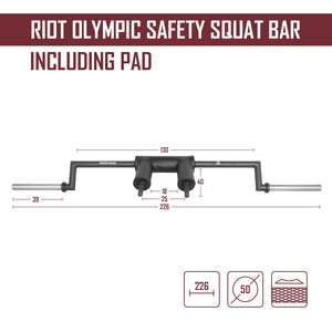 Riot Safety Squat Bar - Strength Shop USA