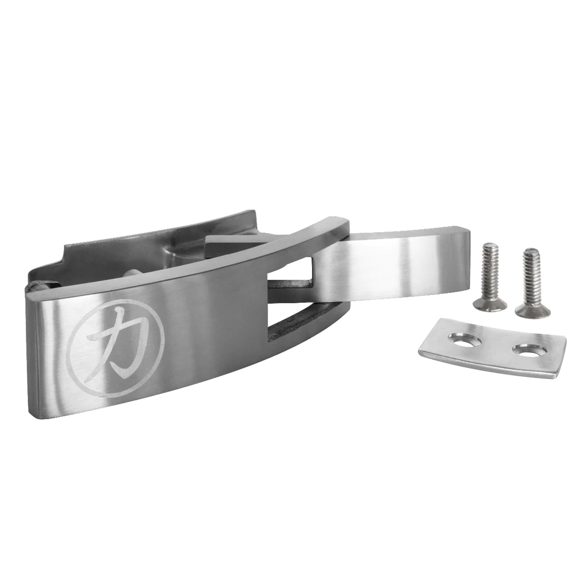 Steel Lever Buckle - Brushed Steel w/lifetime warranty - Strength Shop USA