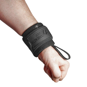 Stealth Black PRO Wrist Wraps – Medium, IPF Approved - Strength Shop USA