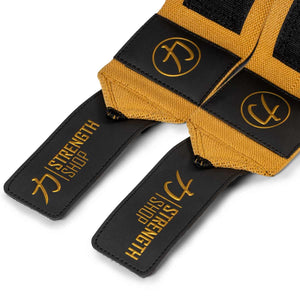 Pure Gold PRO Wrist Wraps – Medium, IPF Approved - Strength Shop USA