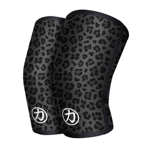 Strength Shop 7mm Inferno Knee Sleeves - Dark Leopard - USPA & IPF Approved - Strength Shop USA