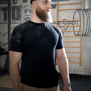 Barbell Grip Shirt, Black - Strength Shop USA