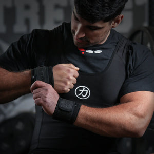 Stealth Black PRO Wrist Wraps – Medium, IPF Approved - Strength Shop USA