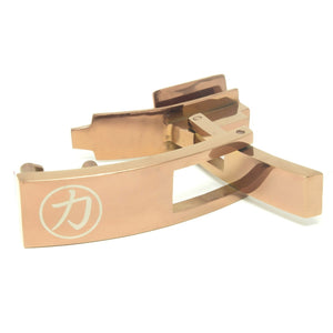 Strength Shop Steel Lever Buckle - Rose Gold w/lifetime warranty - Strength Shop USA