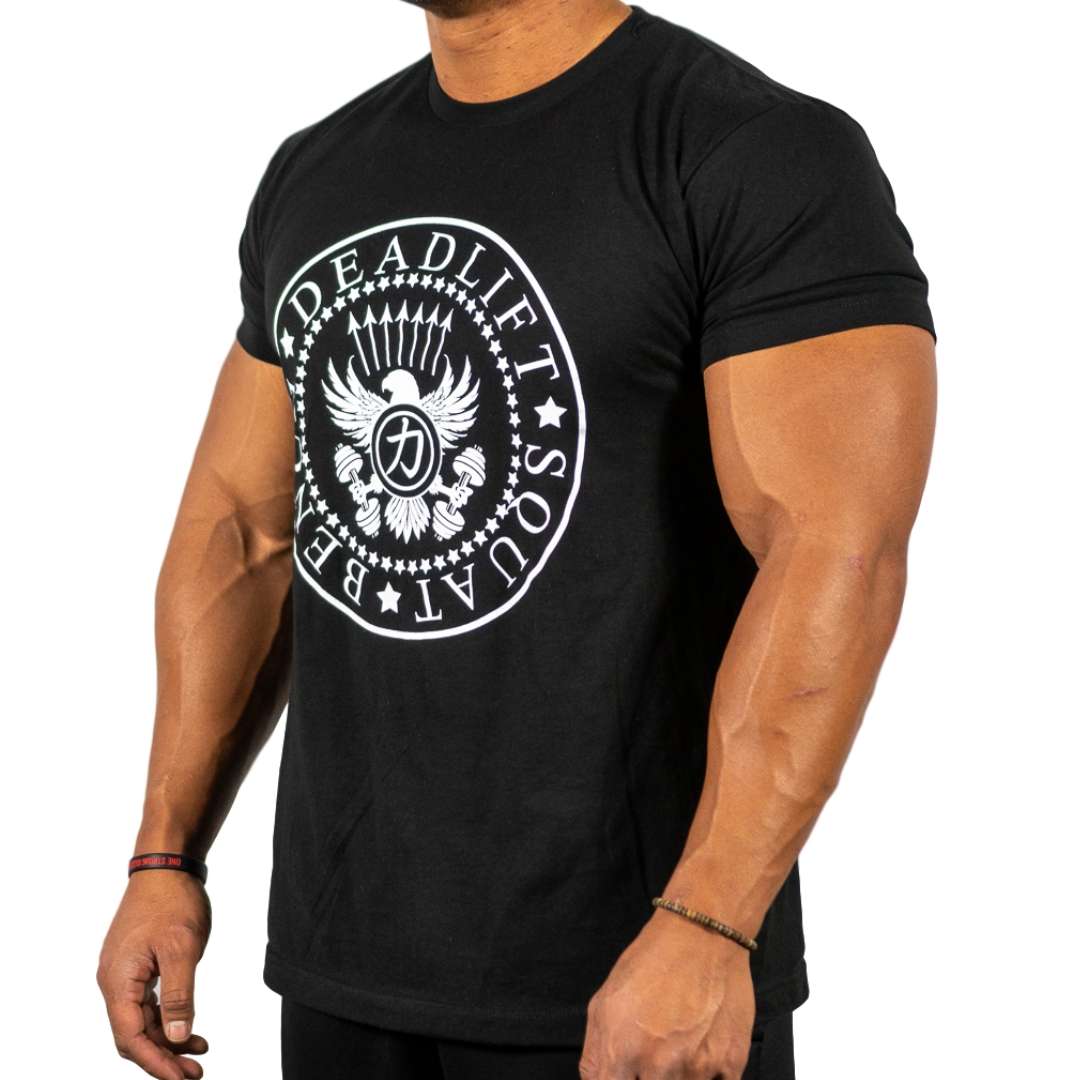 SQUAT BENCH DEADLIFT – Strength USA Shop T-Shirt*