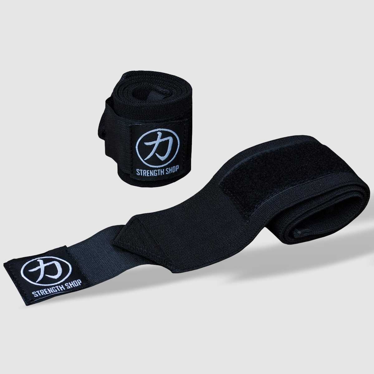 Strength Shop Super Stiff Wrist Wraps - Black - USPA & IPF Approved - Strength Shop USA